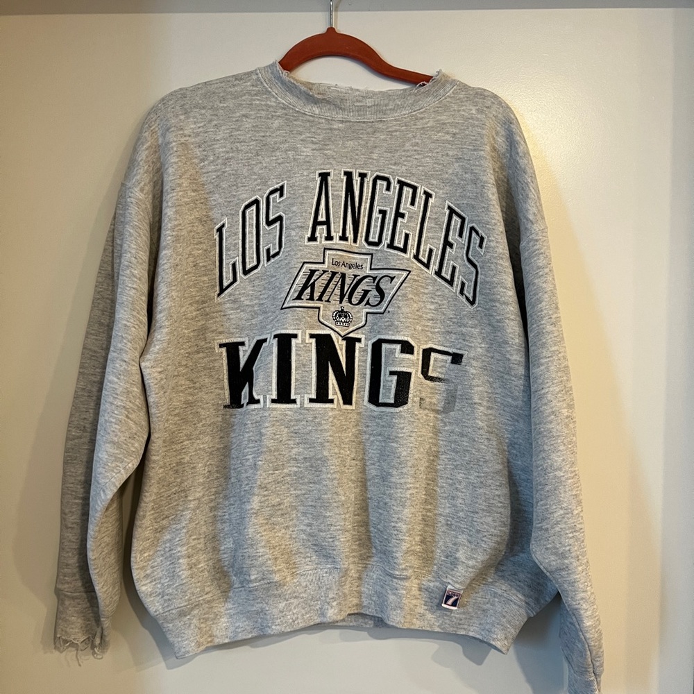 Vintage Los Angeles LA Kings Distressed crewneck sweatshirt XL